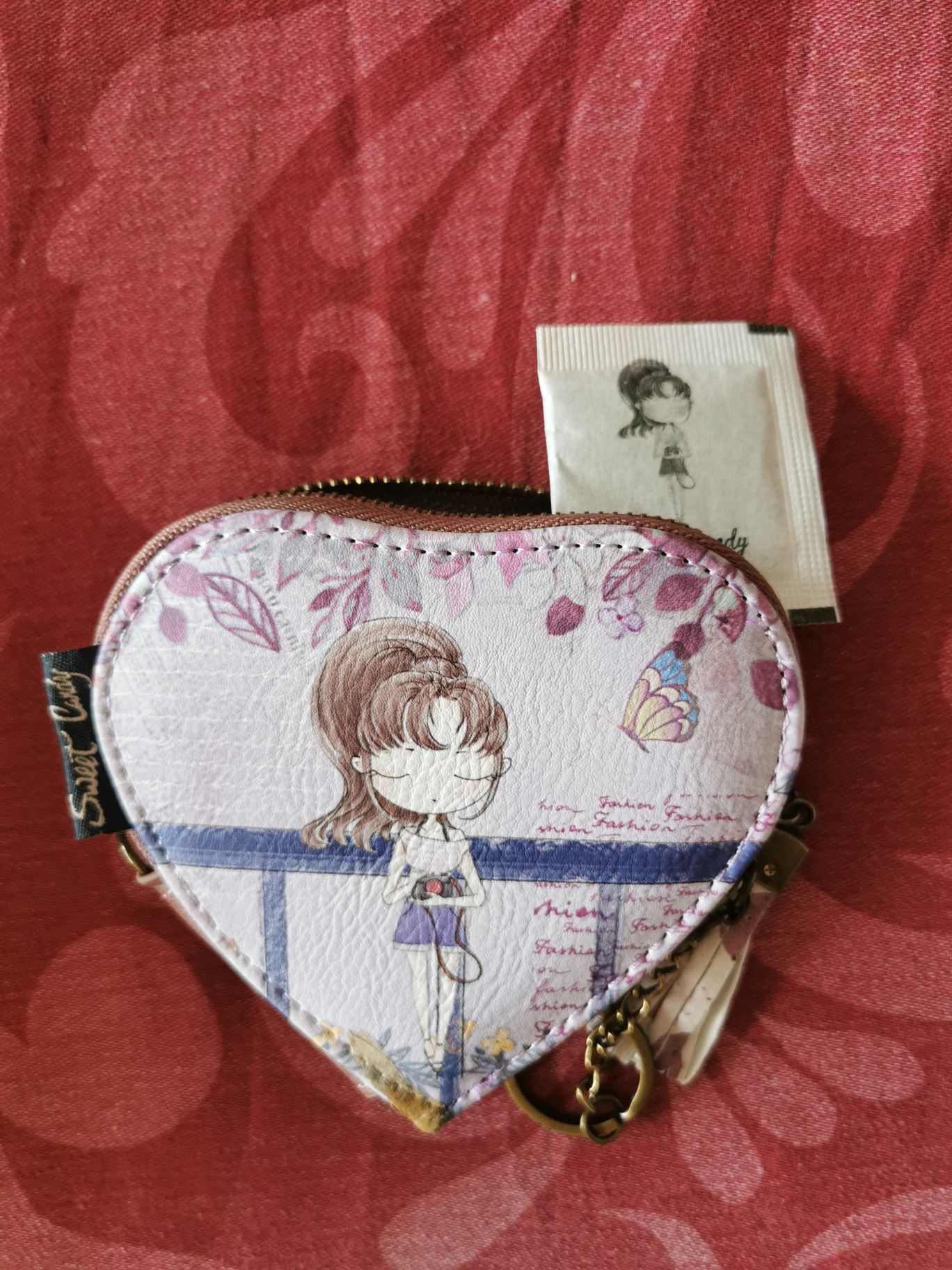 Porta moedas e carteirinha