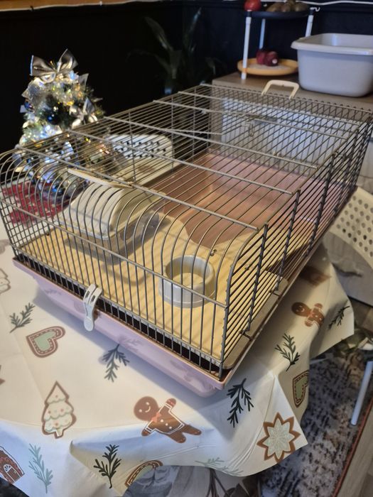 Klatka Rex różowo pastelowa