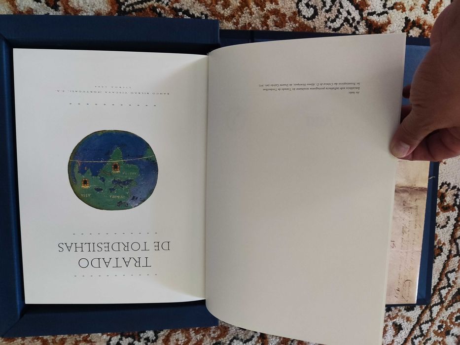 Livro comemorativo "Tratado de Tordesilhas"