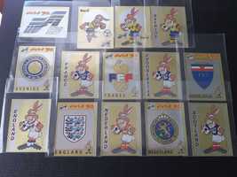 Panini Conjunto Completo de 21 Brilhantes NOVOS do Euro 1992 Suécia