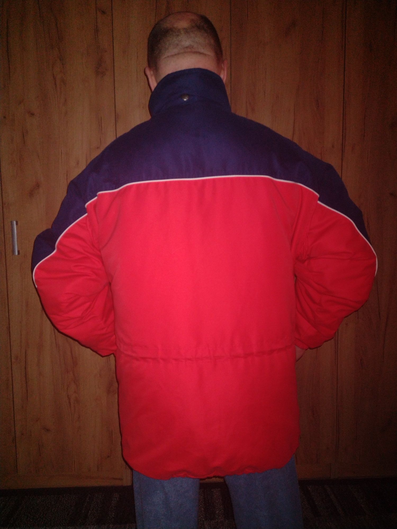 Pachy 140 kurtka meska Classen czerwono granatowa p