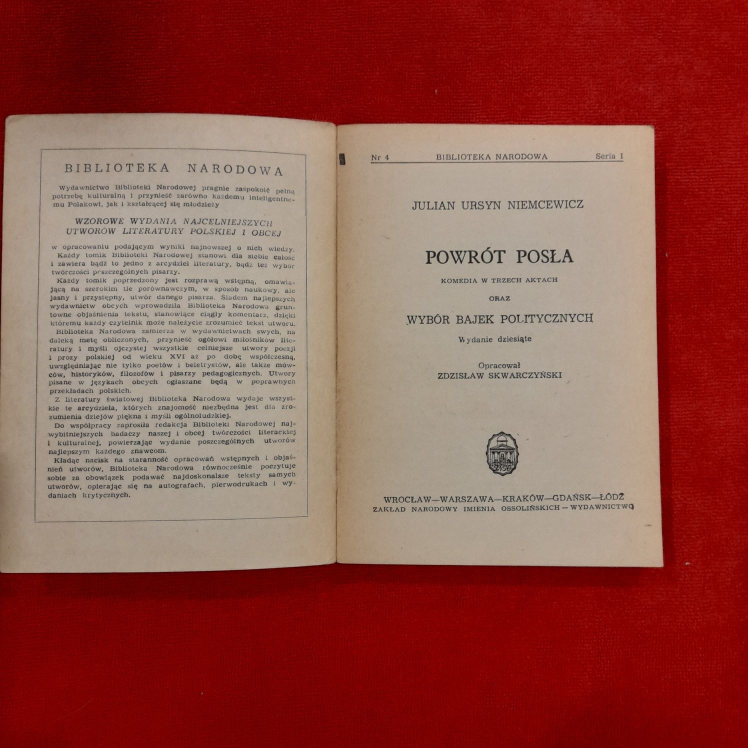 Powrót posła Julian Ursyn Niemcewicz z roku 1983
