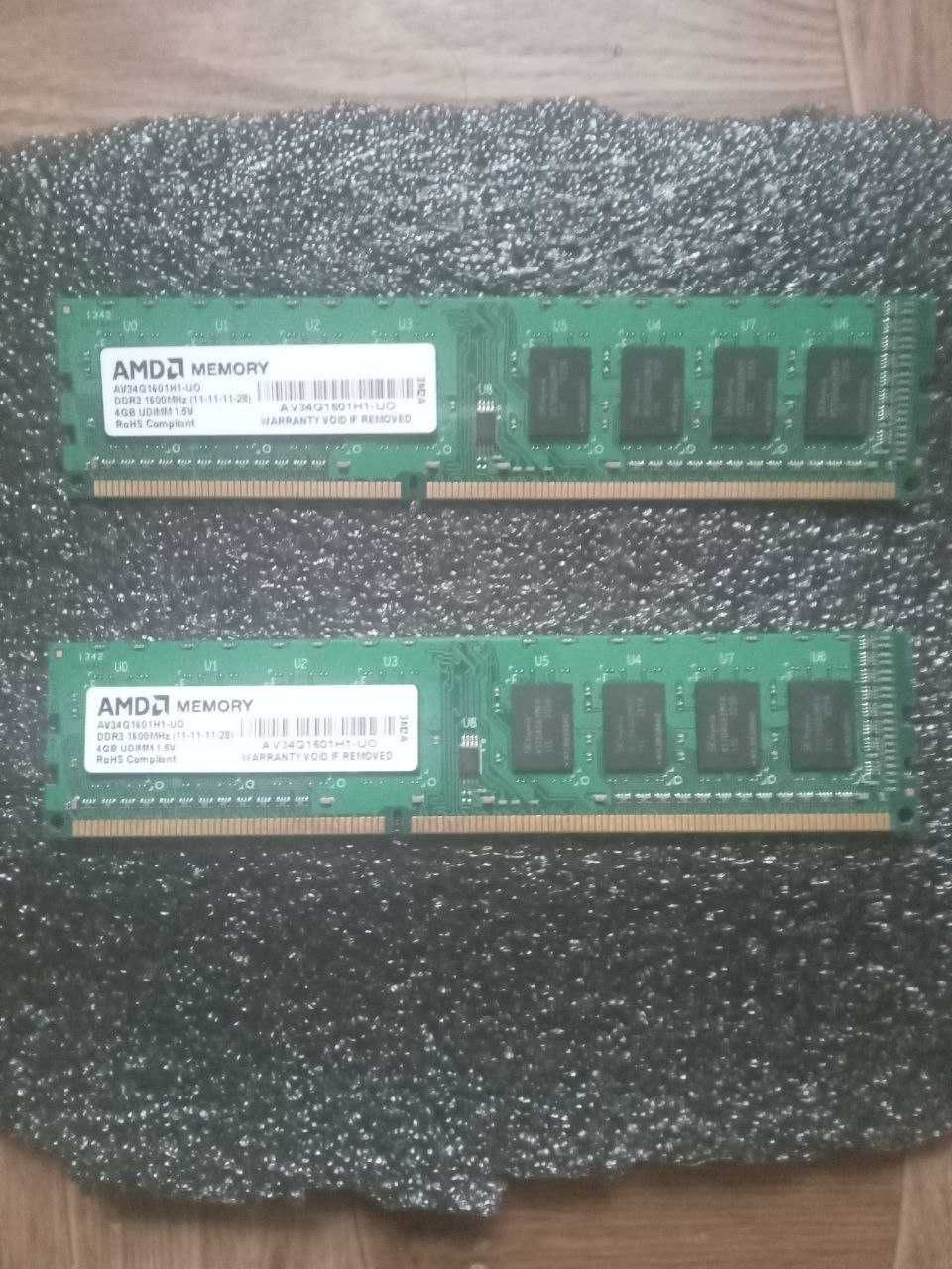 Оперативная память 8 GB DDR3 1600 (2x4)