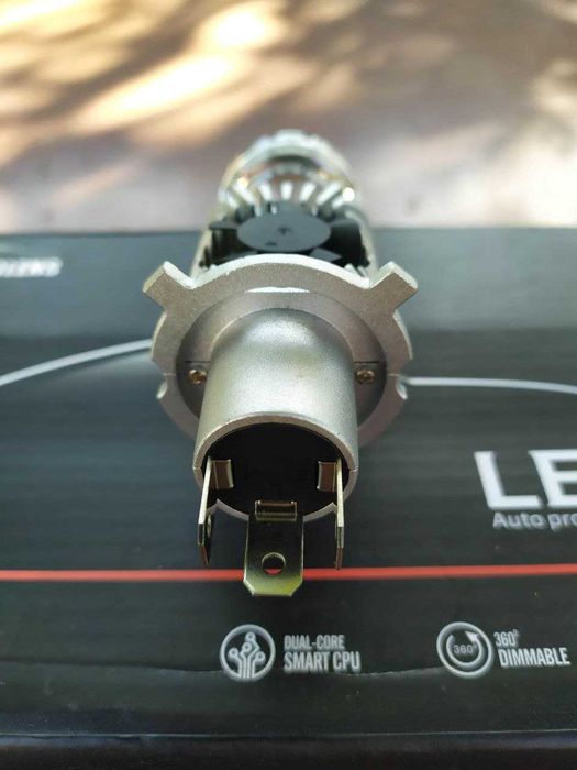 Светодиодные Led лампы мини линзы міні лінзи H4