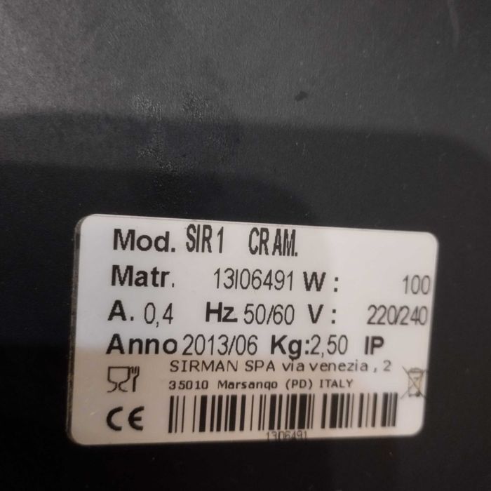 Миксер для молочных коктейлей SIRMAN SIRIO 1