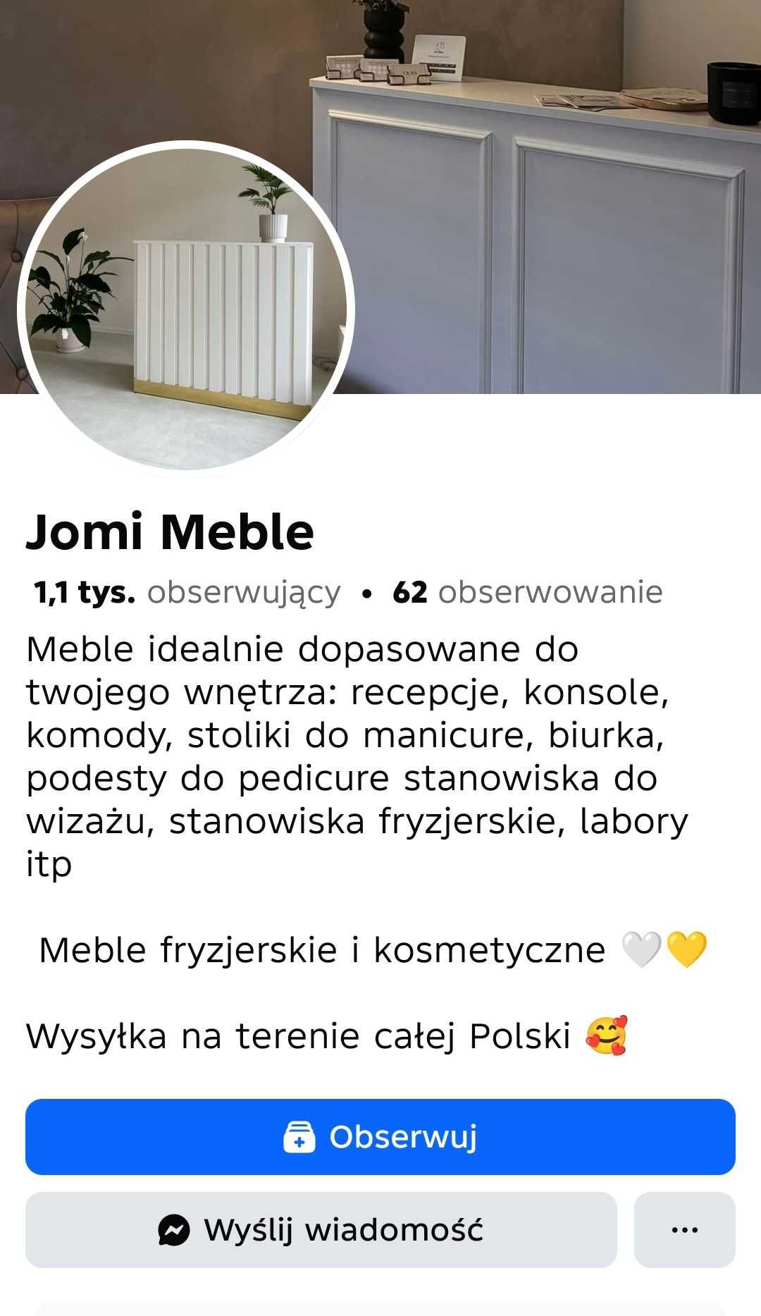 Podest do pedicure z miejscem na nogi NOWY na wymiar