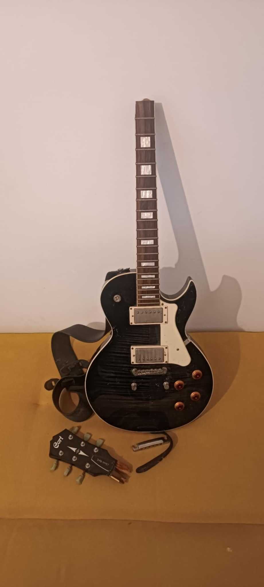 Uszkodzona Gitara Cort CR250