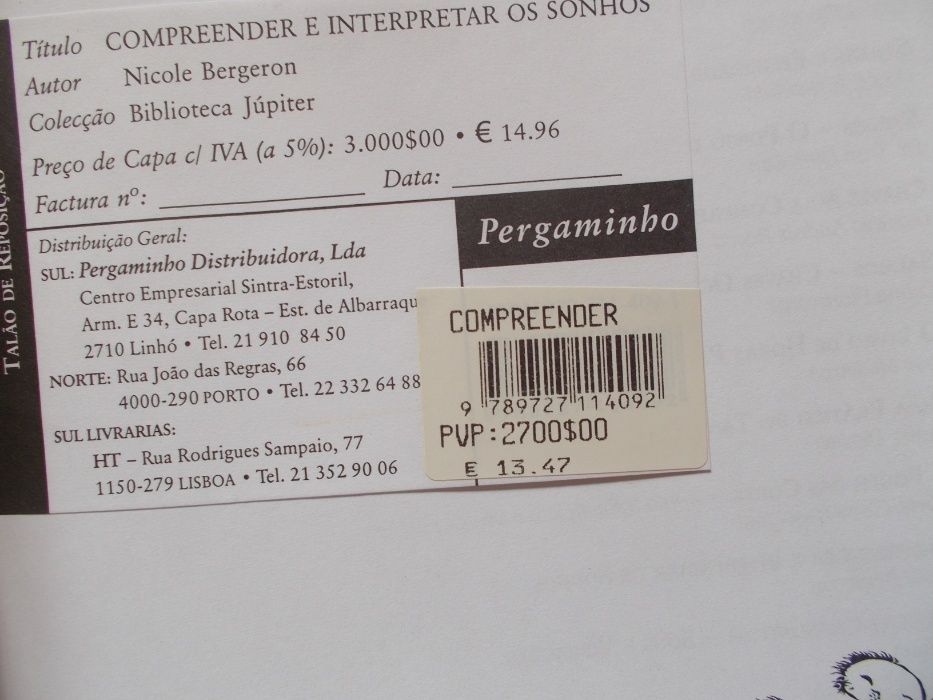 Livro compreender e interpretar os sonhos