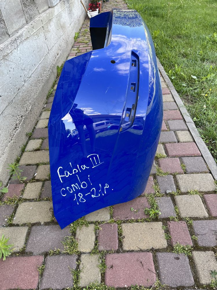 Skoda Fabia задній бампер 2018 2021 combi