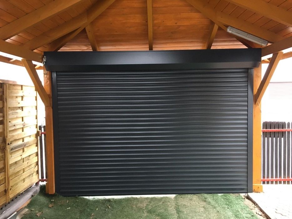 Brama rolowana 325 cm szer x 310 cm wys (340x340) z napędem-okazja!!!