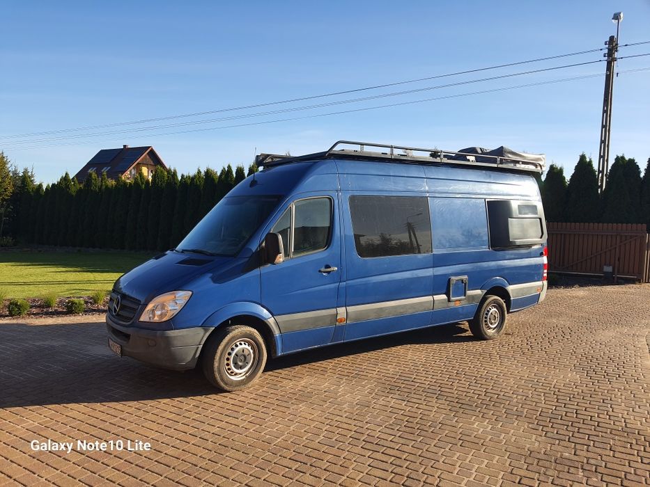 Mercedes benz Sprinter, kamper, brygadówka