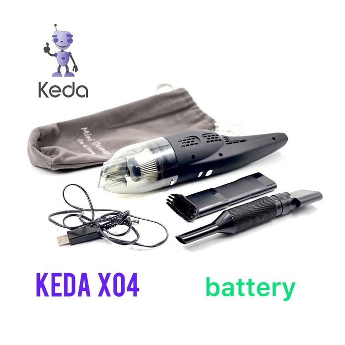Mini aspirador manual de bateria de carro doméstico X04 KEDA