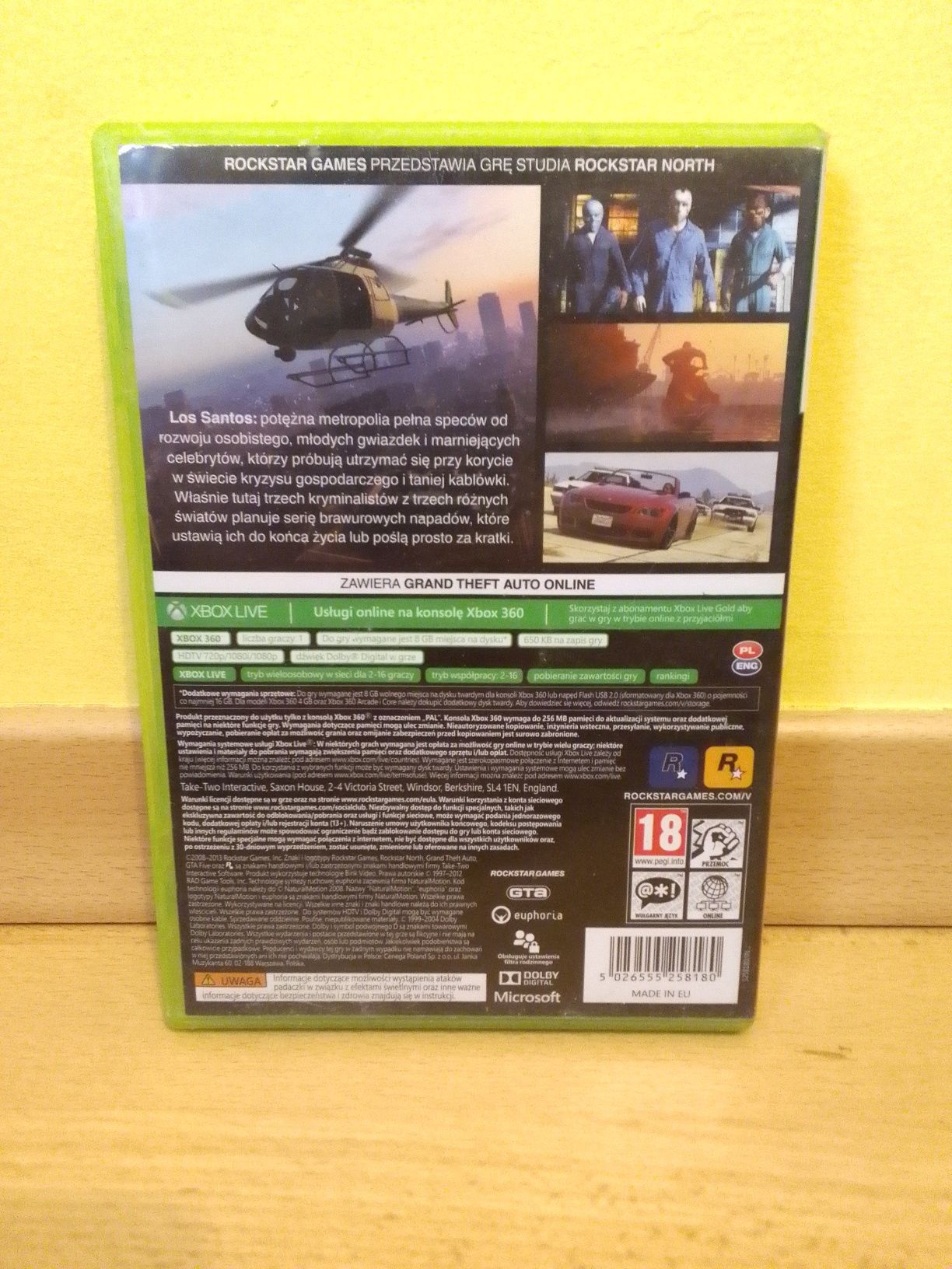 Gra XBOX 360 - GTA V