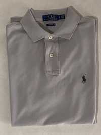 Ralph Lauren koszulka Polo męska S szara Slim Fit