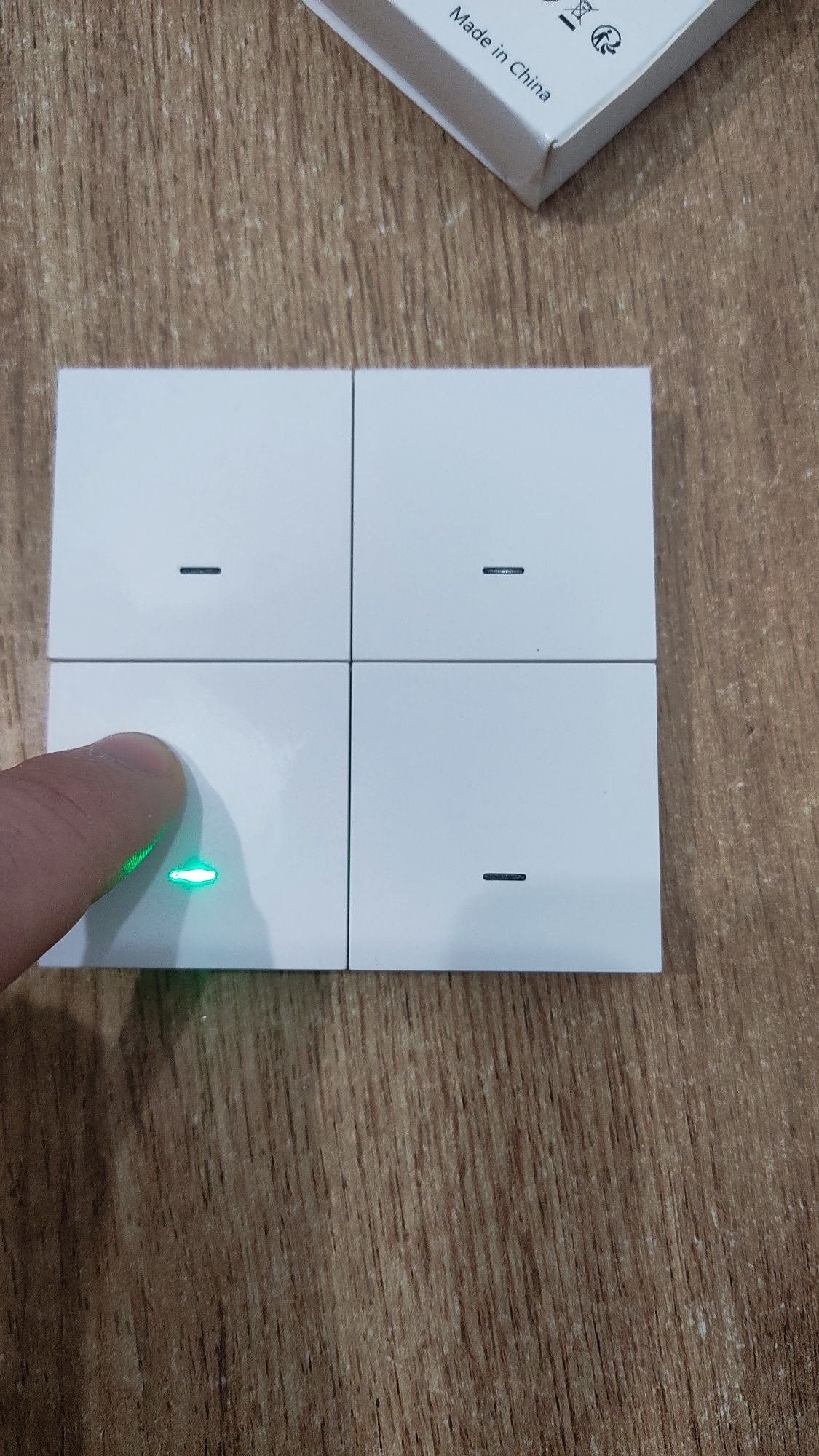 Розумний перемикач Tuya ZigBee, 433 МГц одна або чотири кнопки