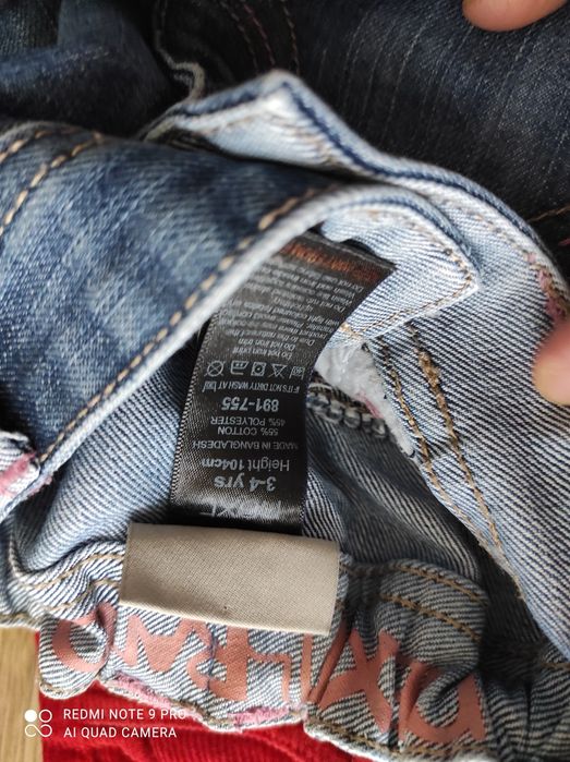 Spodnie, jeansy, getry Next i  H&M 104 pięć par