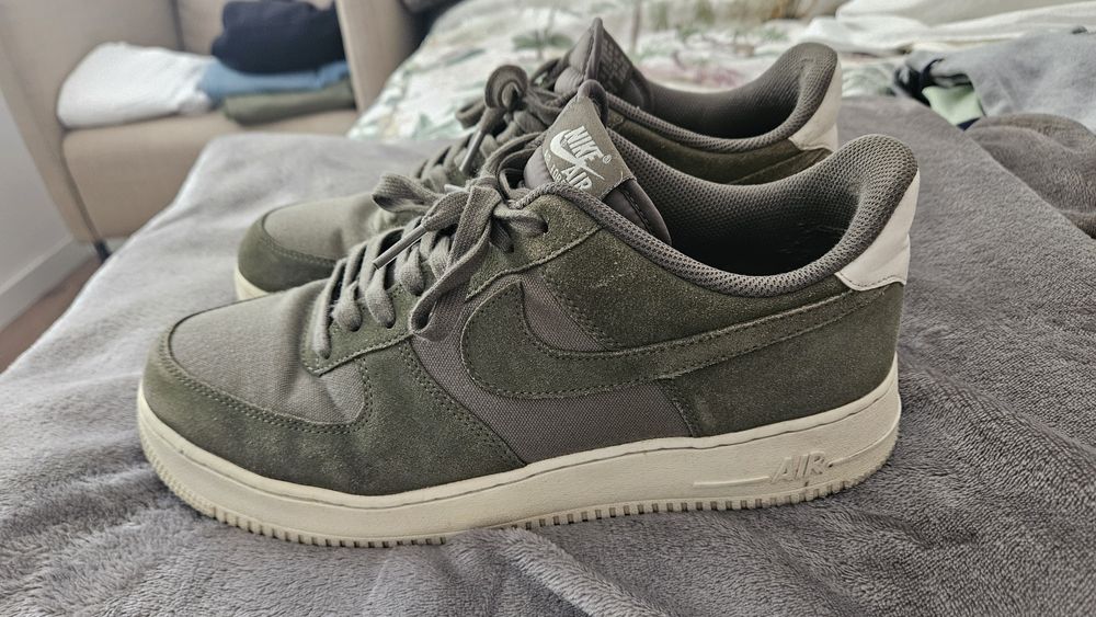 Sapatilhas Nike Air Force verde-escuras (tamanho 45)