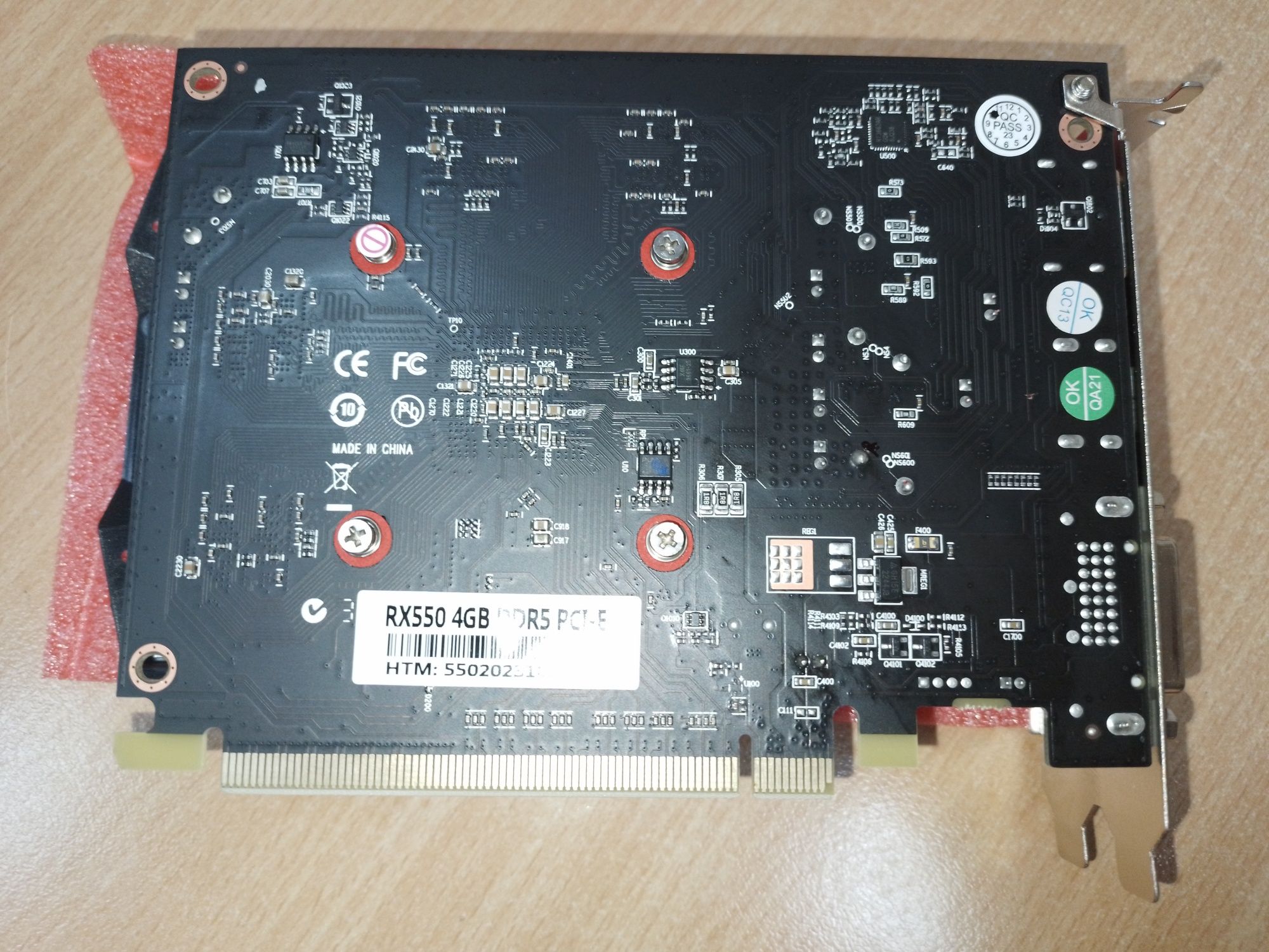 AMD RX550 128bit 4Gb  GDDR5 нова відеокарта