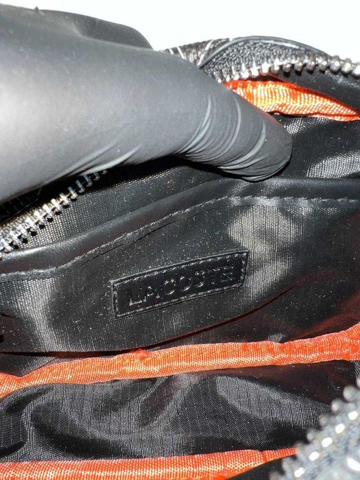 Чоловіча Сумка месенджер через плече Lacoste monogram