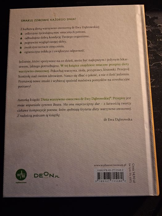 Dieta warzywno-owocowa dr Ewy Dąbrowskiej