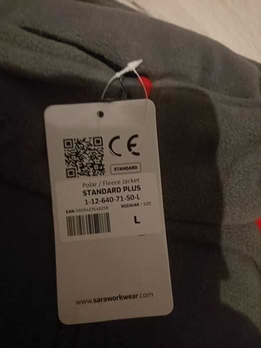 Bluza polarowa z suwakiem ciepła