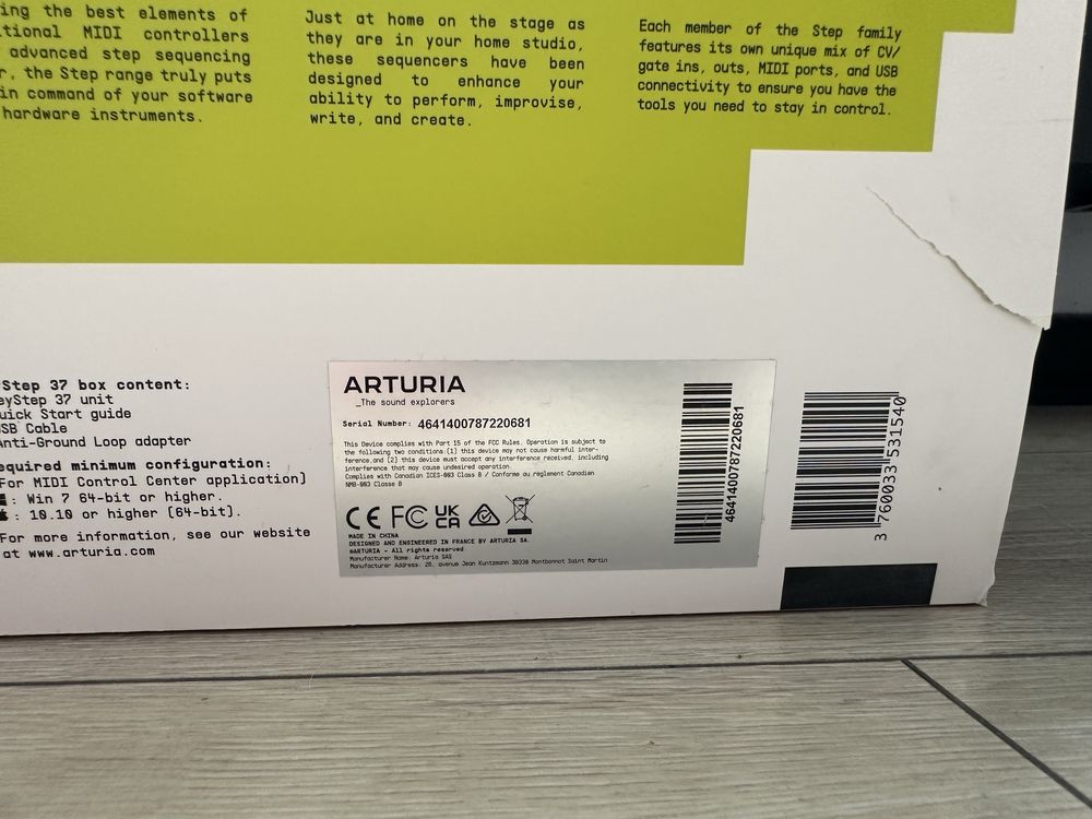 Arturia KeyStep 37 Klawiatura sterująca MIDI USB Sekwencer