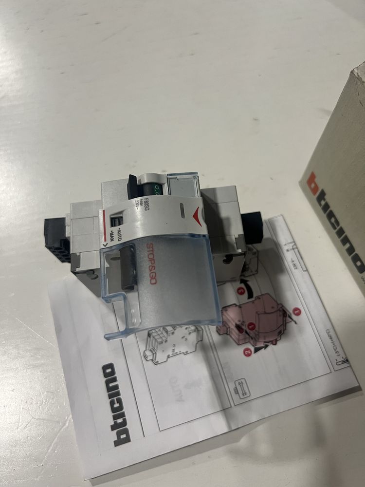 Bticino f80sg btdin  automatyczna przełączanie