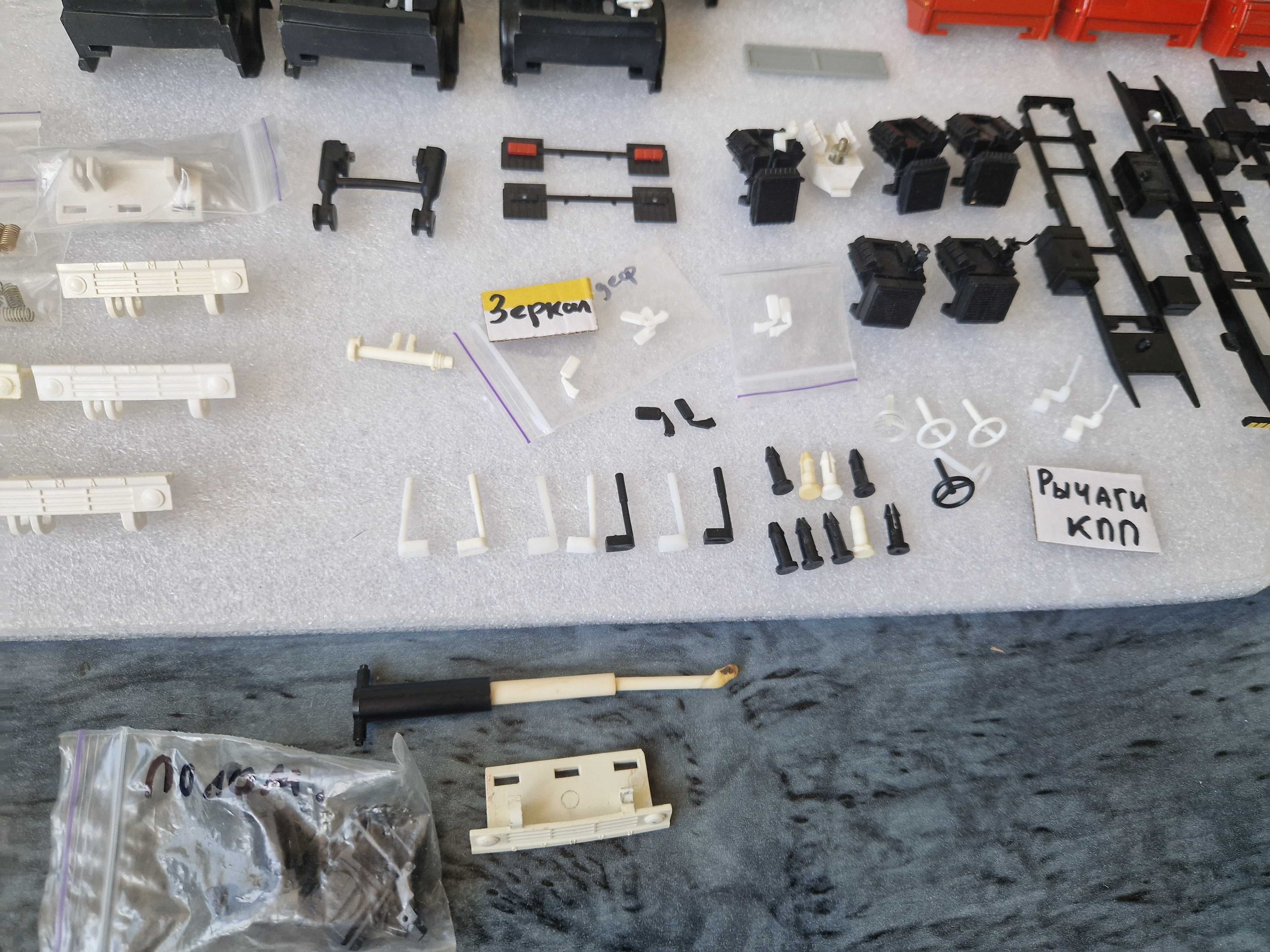 Запчасти на модели КАМАЗ 5320 бортовой, 53212, самосвал 5511 СССР 1:43