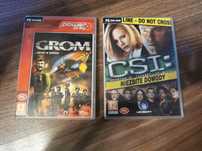 gra na  PC Grom terror w Tybecie i CSI Niezbite dowody