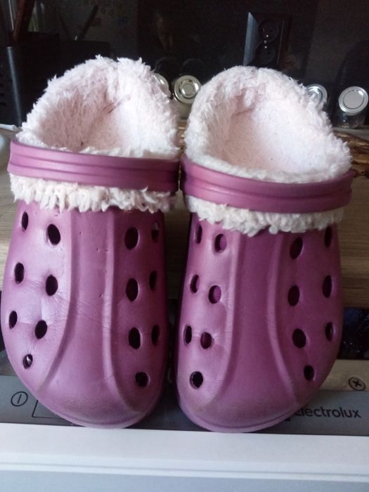 Klapki typu Crocs ocieplane 29/30