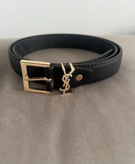 TANIO Pasek Damski YSL złoty srebrny