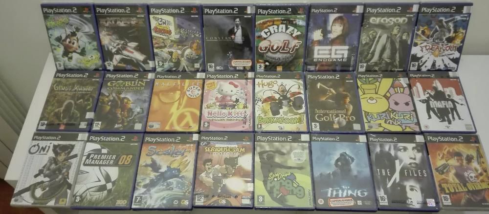 JOGOS PS2 NOVOS, Capcom, Acclaim, Namco, Sierra, Ubisoft, RockStar