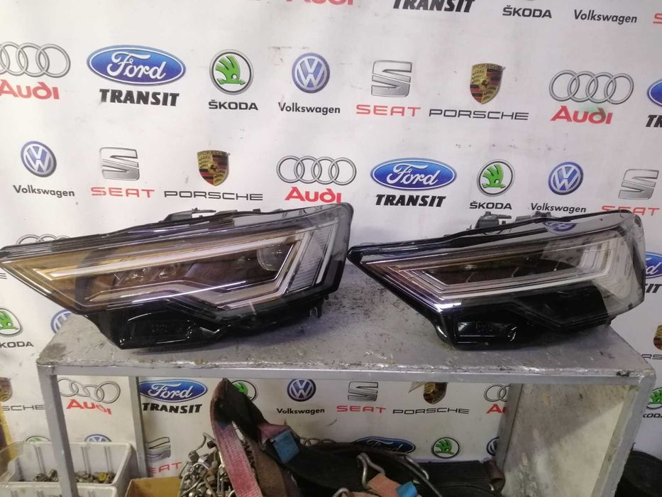 Фары фара Full LED Matrix Audi A6 Q7 Q5 ксенон Ауди кью ку 5 оптика