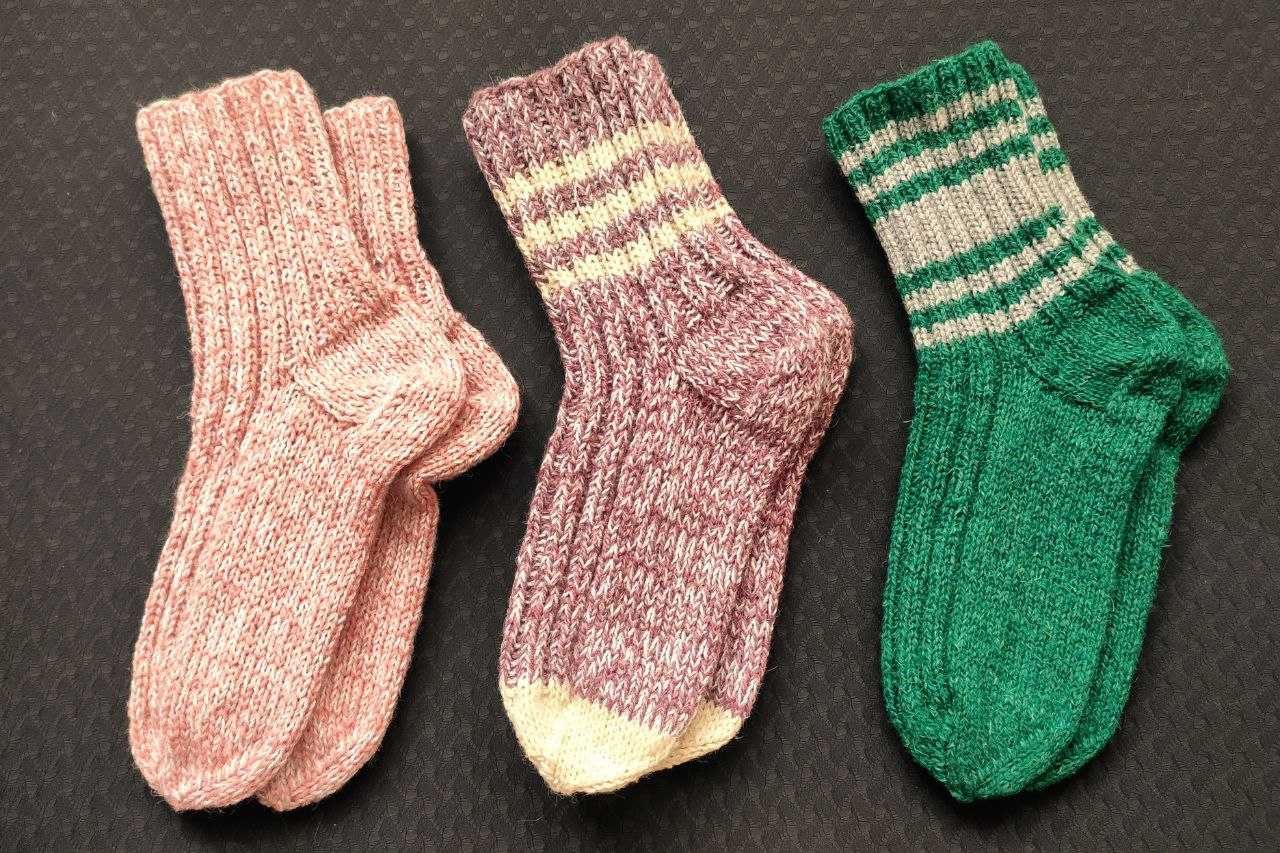 Шкарпетки ручної роботи (вовна) теплі 38-39