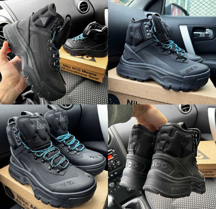 Мужские ботинки Nike ACG Air Zoom Gaiadome Gore-Tex Black 40-45 Термо!