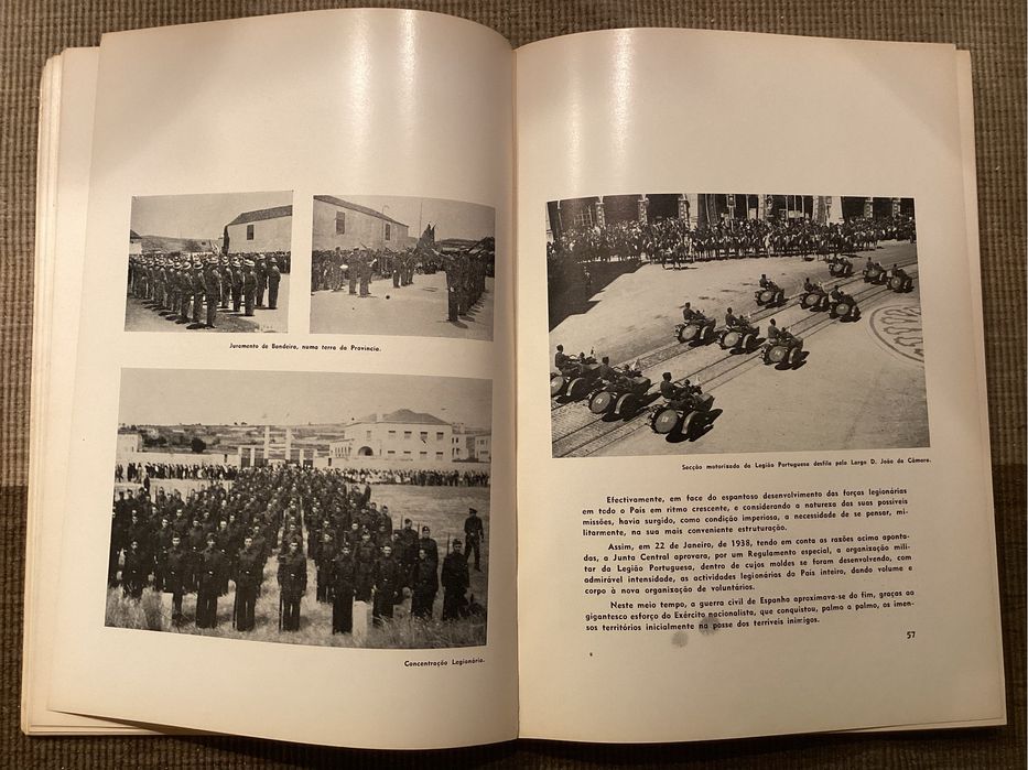 Livro A LEGIÃO PORTUGUESA. Quadragésimo ano da Revolução Nacional.