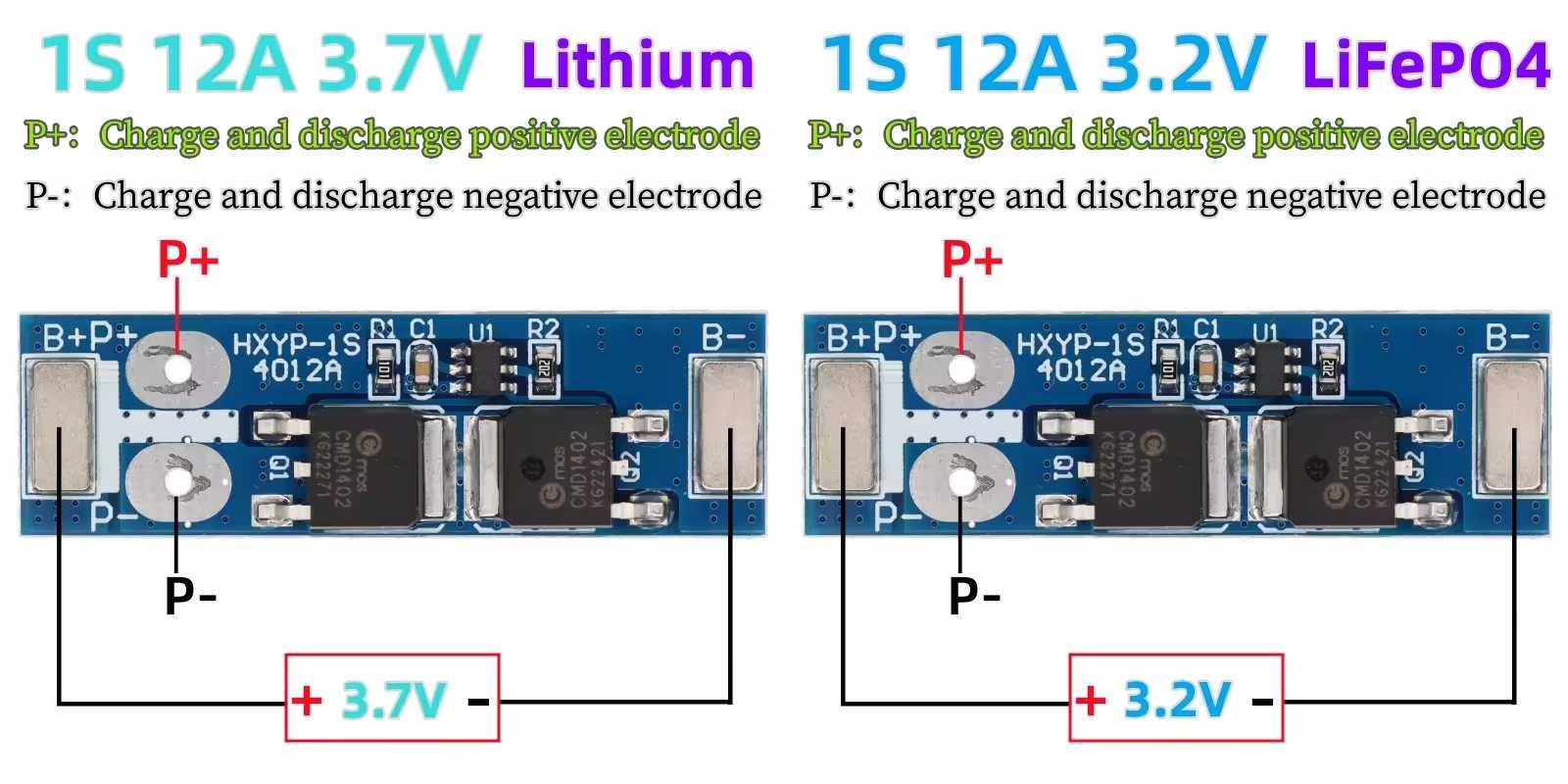 BMS LiIon 3.7V LiFePo4 3.2V 1S 2S 3S 4S 5S балансировка балансування