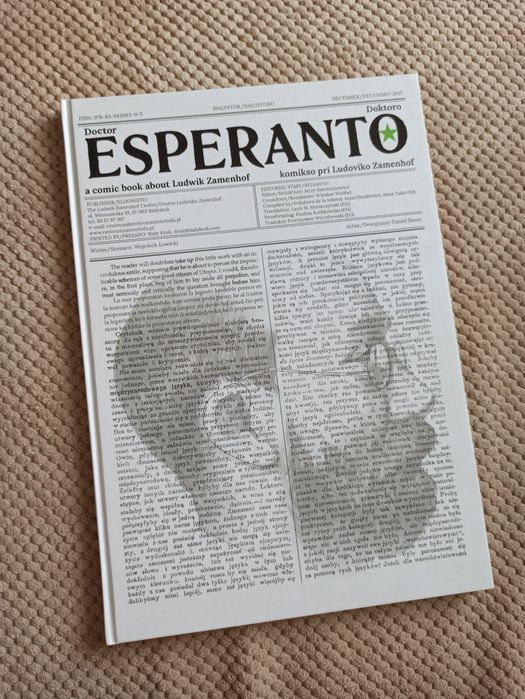Esperanto Komiks o Ludwiku Zamenhofie