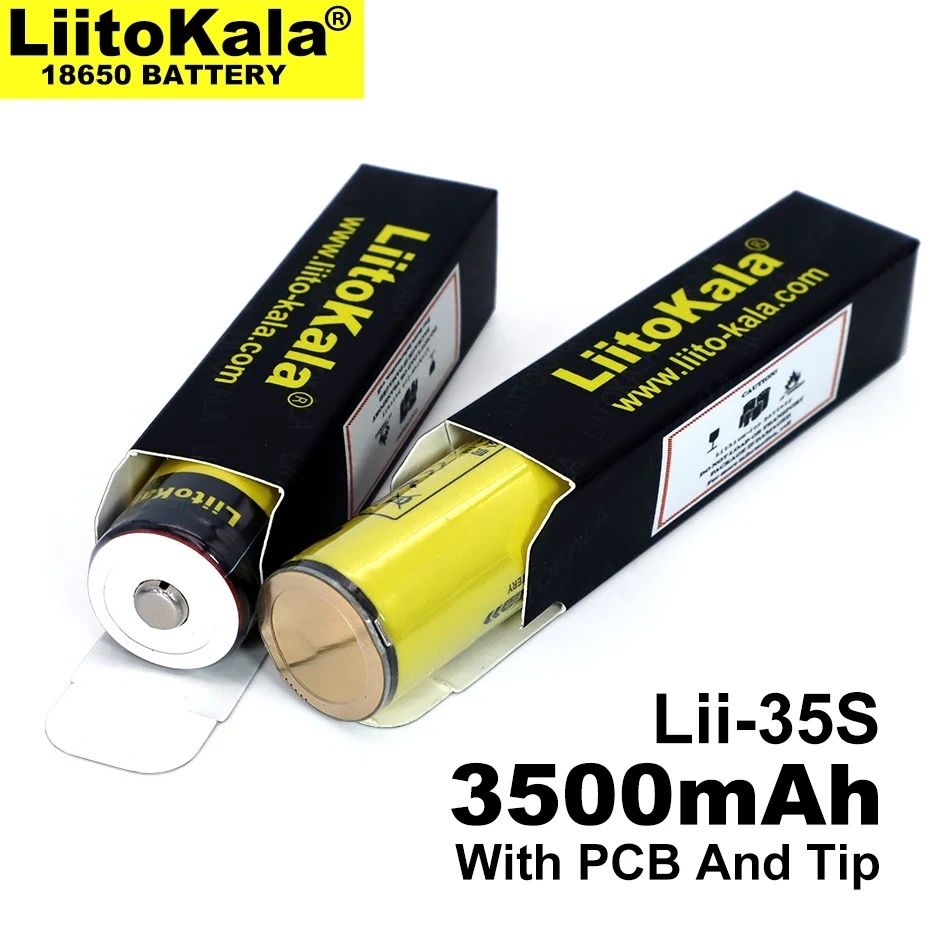 Аккумулятор 18650 Liitokala Lii-35S с защитой