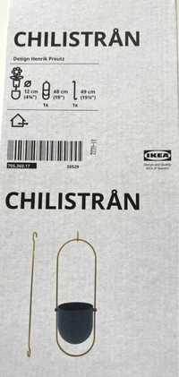 Doniczki IKEA Chilistran grantowe - 4 sztuki - nowe