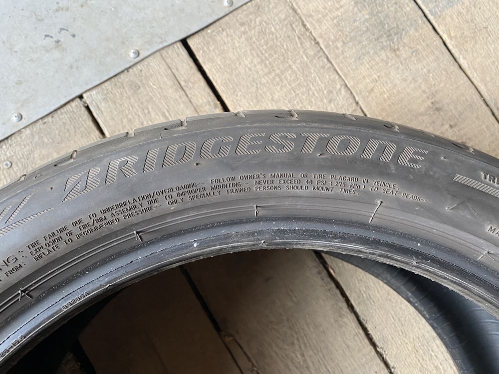 Літня резина шини (пара) 245/40R18 BRIDGESTONE 7мм