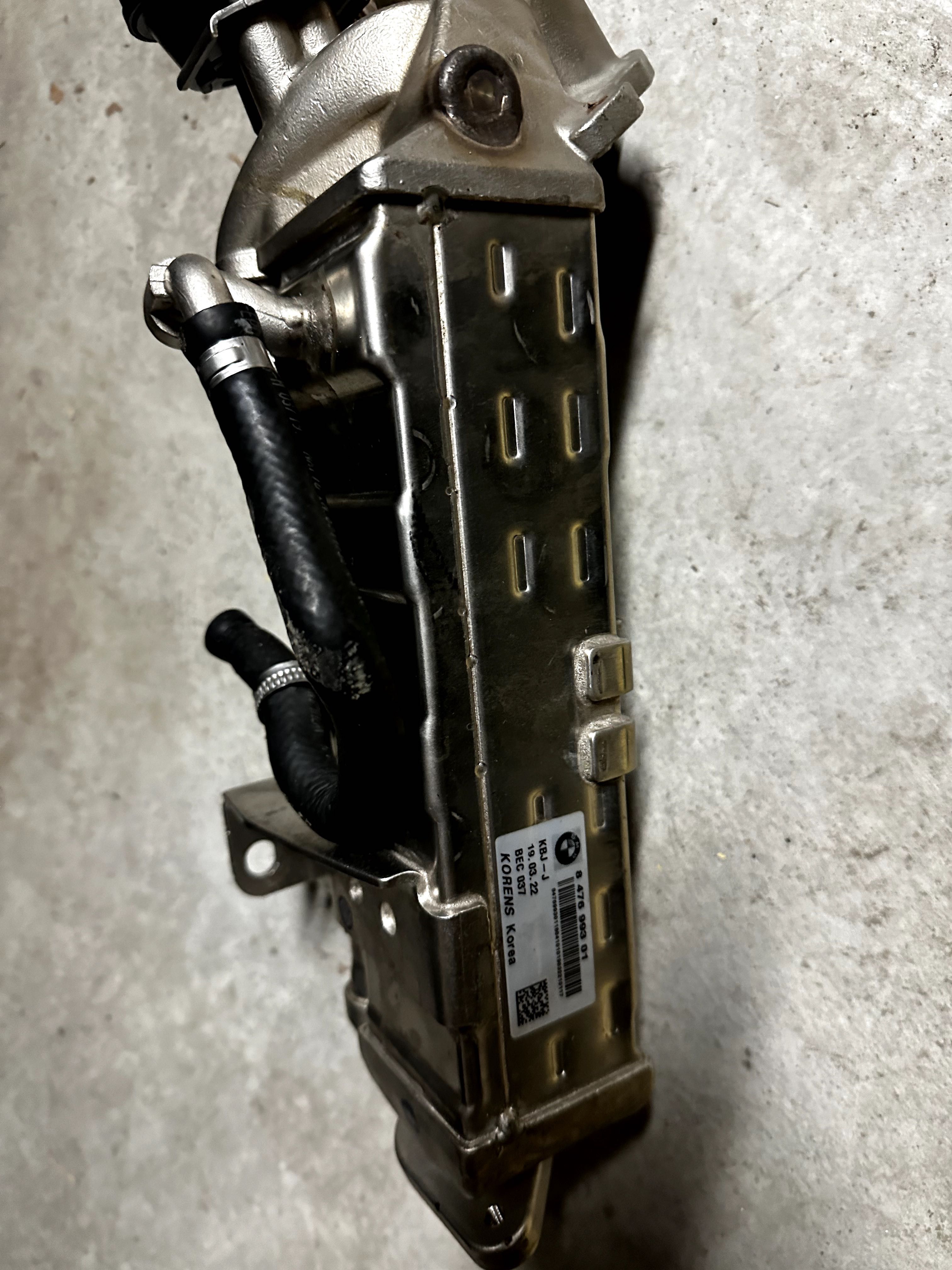 BMW Chłodnica spalin Chłodniczka EGR n57 n47 F10 F11 F30 F31 F20 F15
