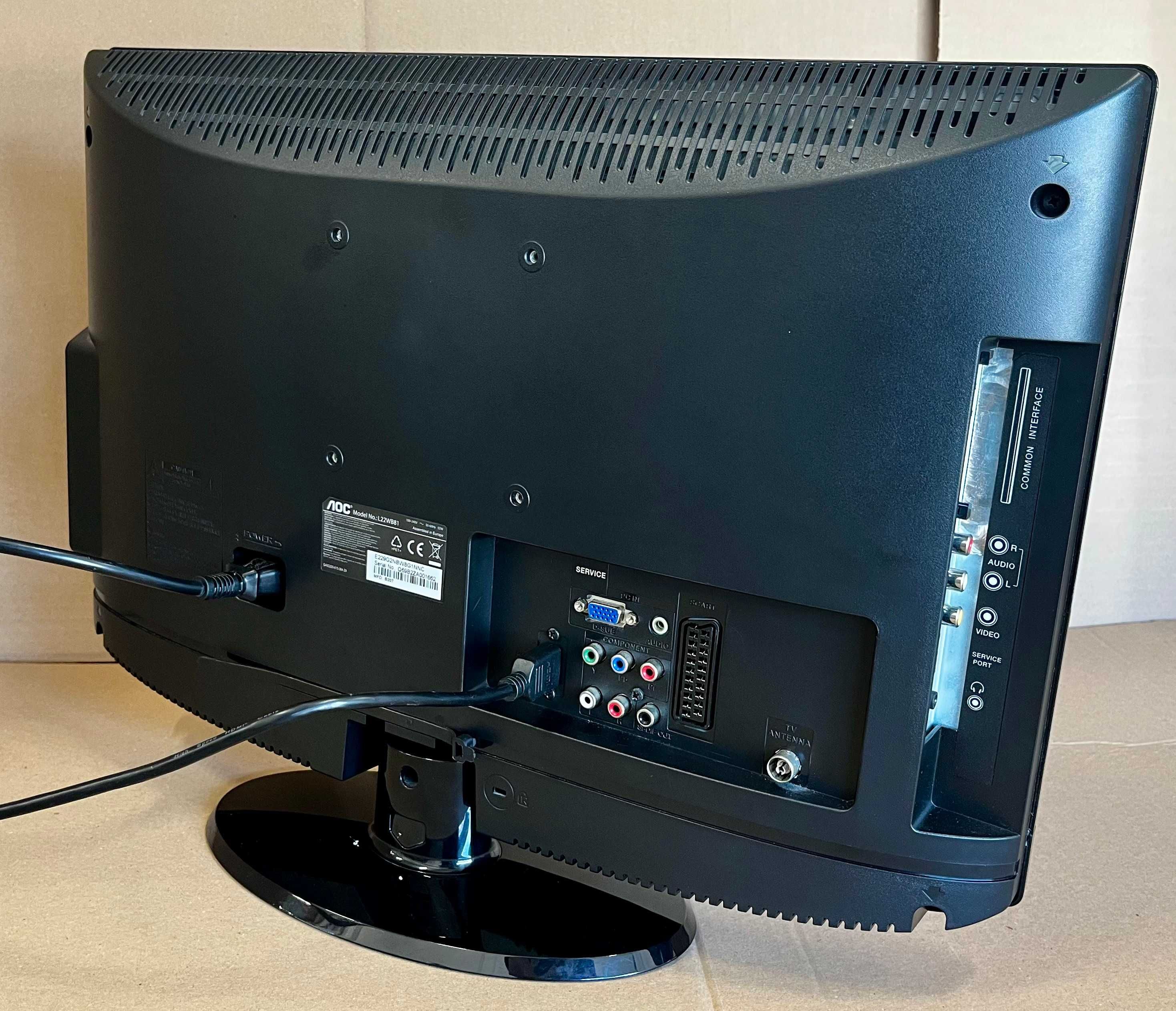Telewizor 22 cale - AOC L22WB81 - HD/HDMI/USB + pilot