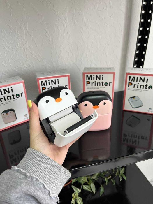 Дитячий розвиваючий принтер пінгвін! Принтер без чорнил! Міні принтер!