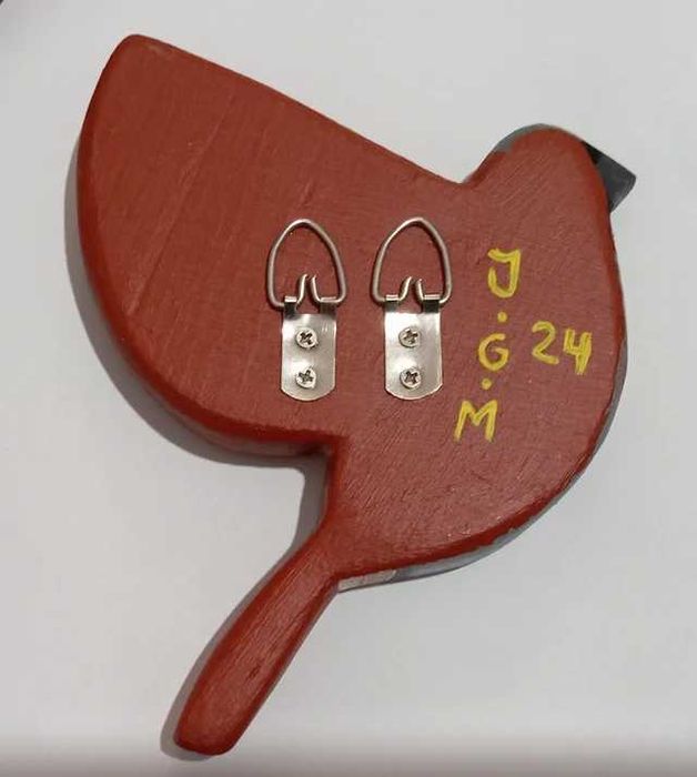 Conjunto de Pardais de madeira para pendurar