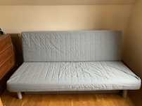 IKEA BEDDINGE Kanapa sofa rozkładana szara