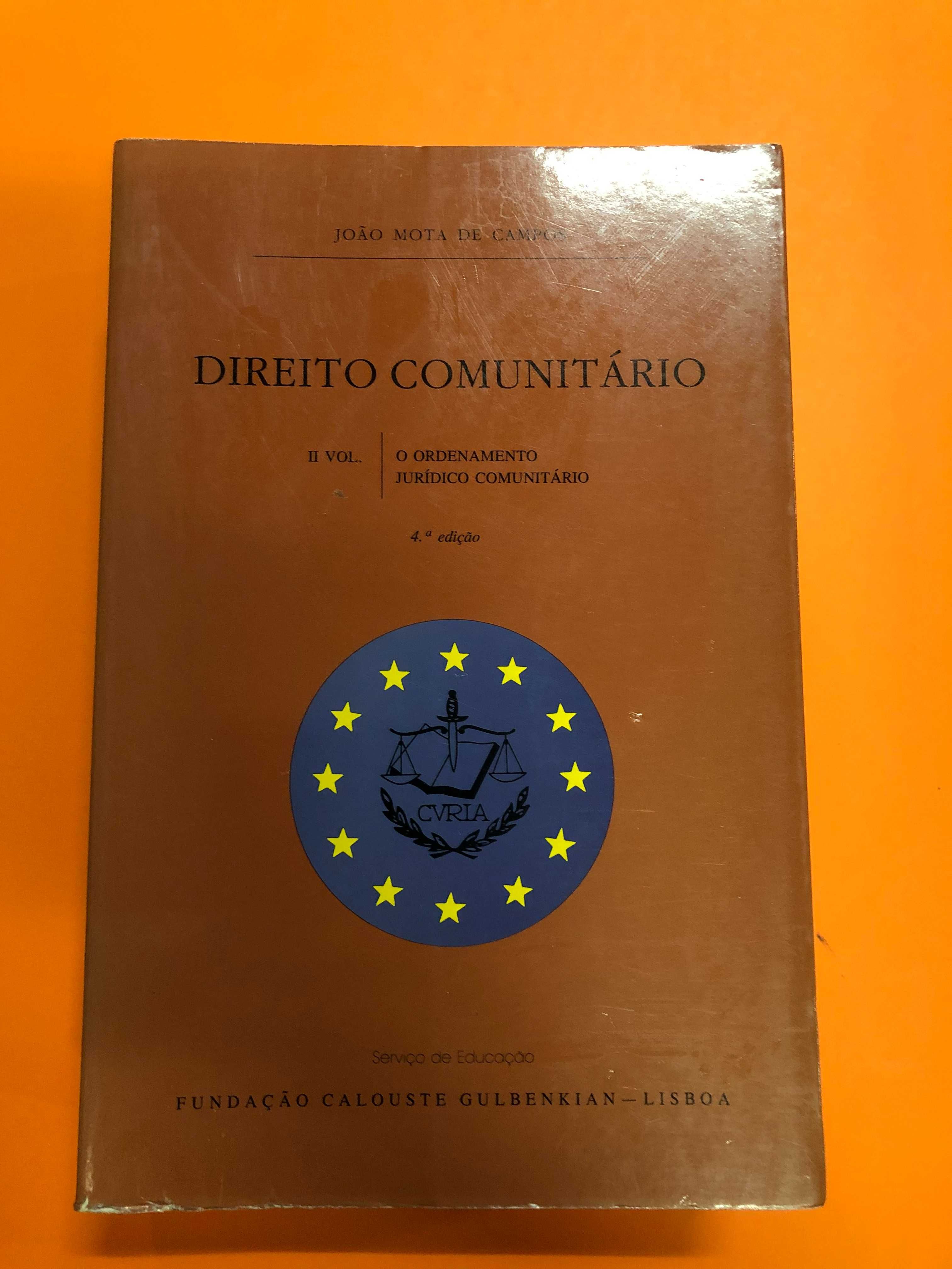 Direito comunitário II Vol. - João Mota de Campos