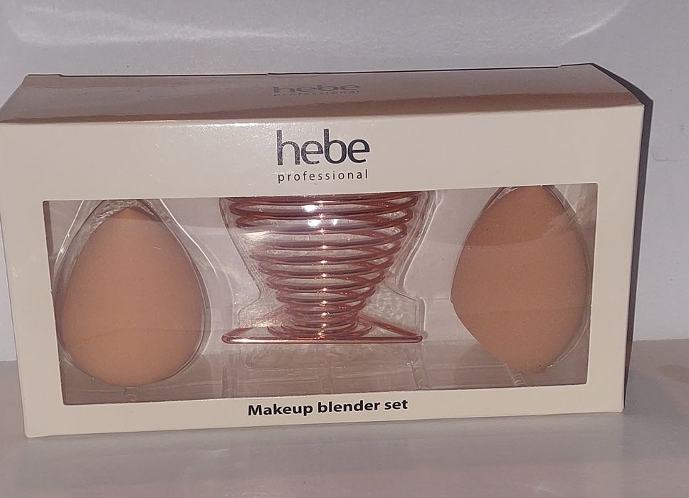 1zł Wysyłka Zestaw do makijażu glamourBeauty blender Gabka 2szt+Stojak