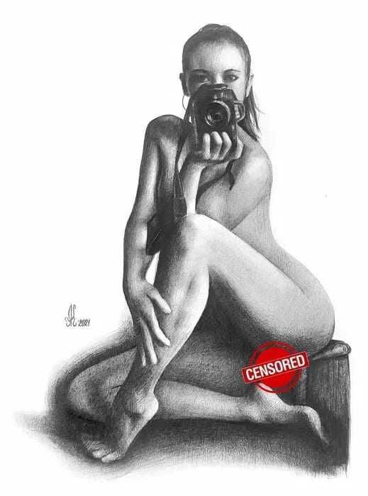 Эротический рисунок ню