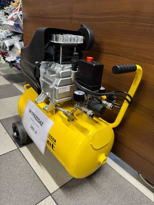 KOMPRESOR Sprężarka Powietrza Olejowy 24L 200L/MIN 8BAR